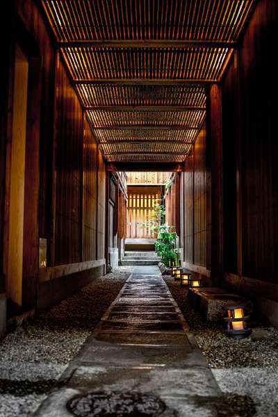 A teahouse in Kyoto, Japan