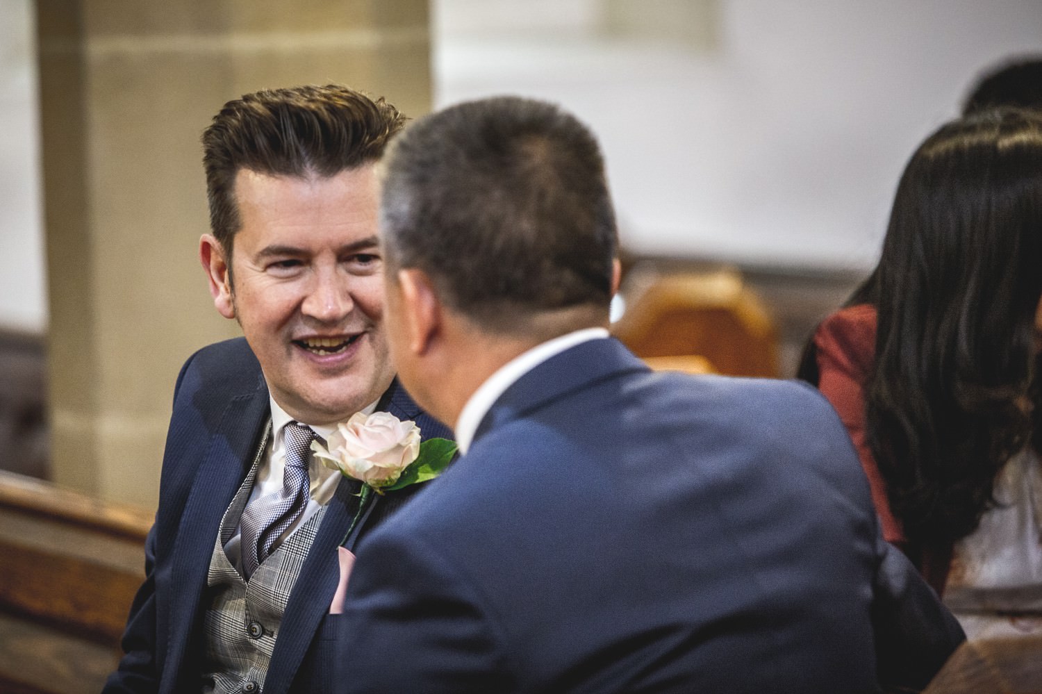 Relaxed wedding photography at Belair House, London