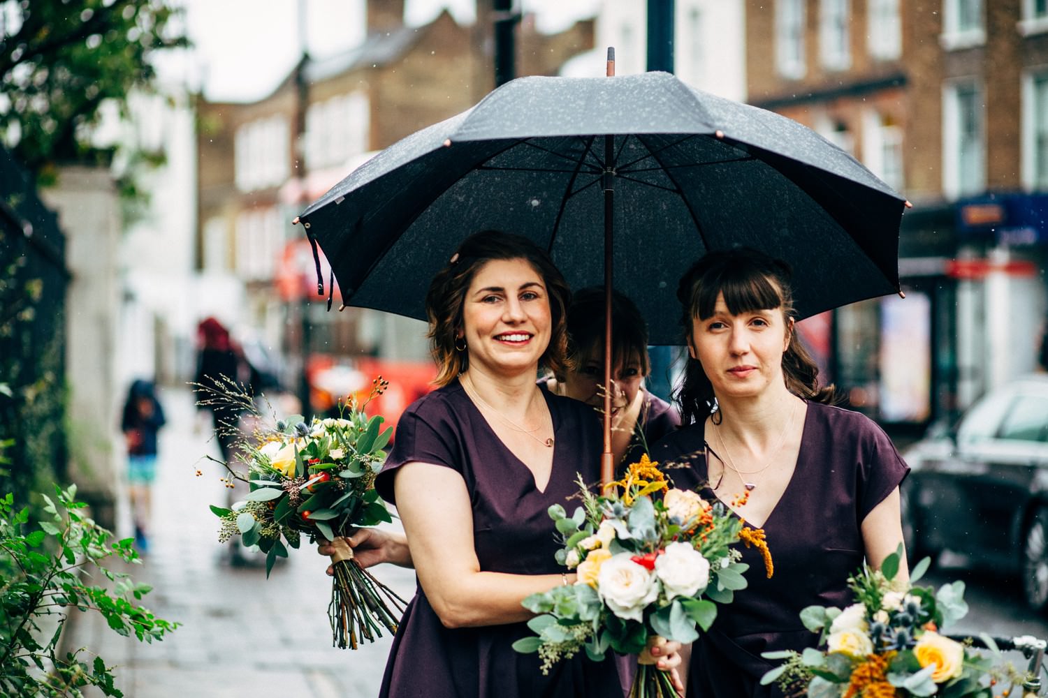 Relaxed urban wedding photography at The Old Church, Stoke Newington, London
