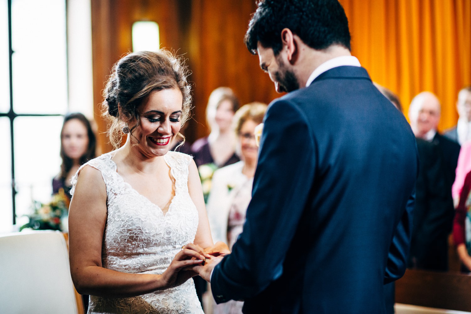Relaxed urban wedding photography at The Old Church, Stoke Newington, London