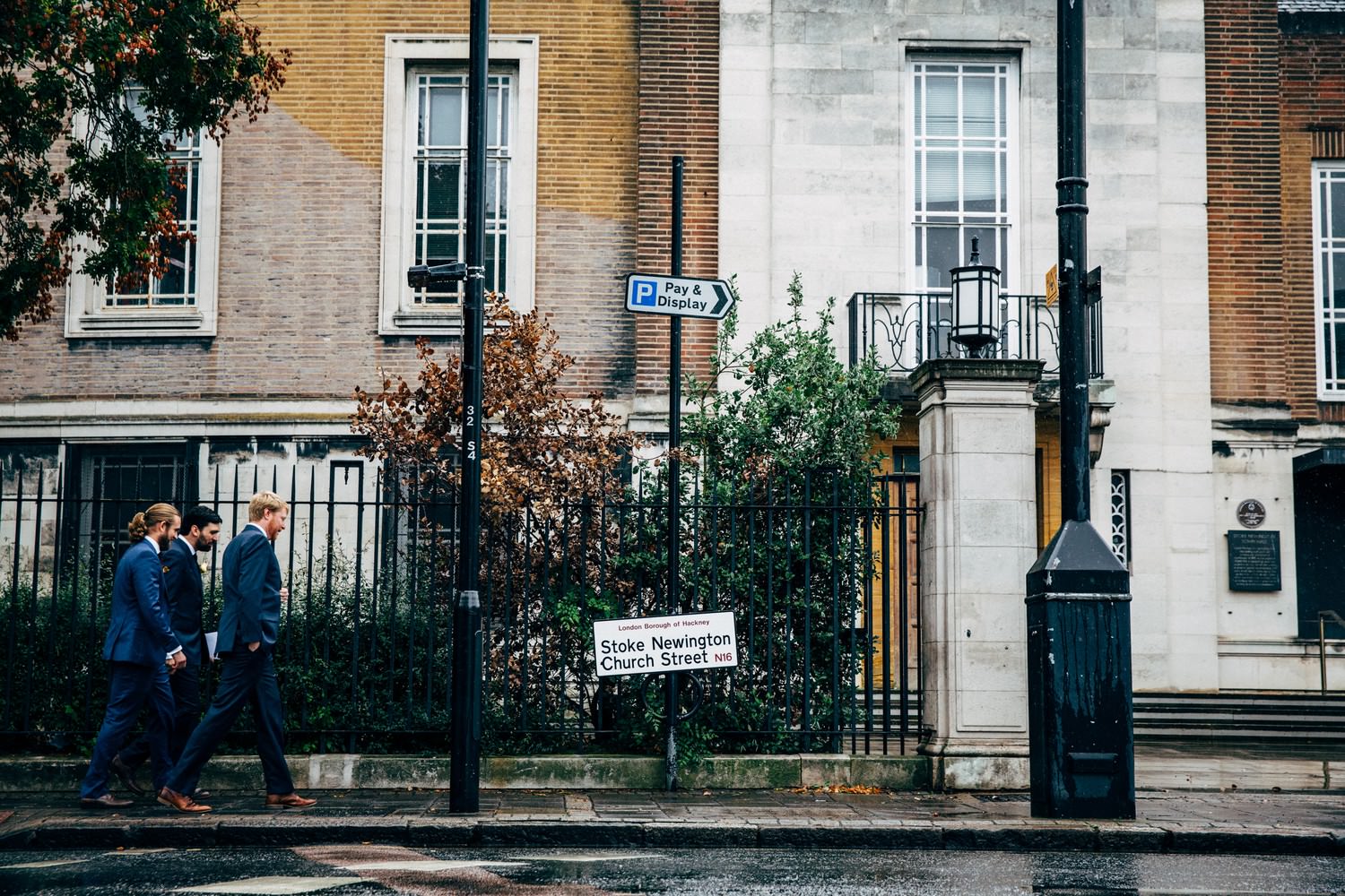 Relaxed urban wedding photography at The Old Church, Stoke Newington, London