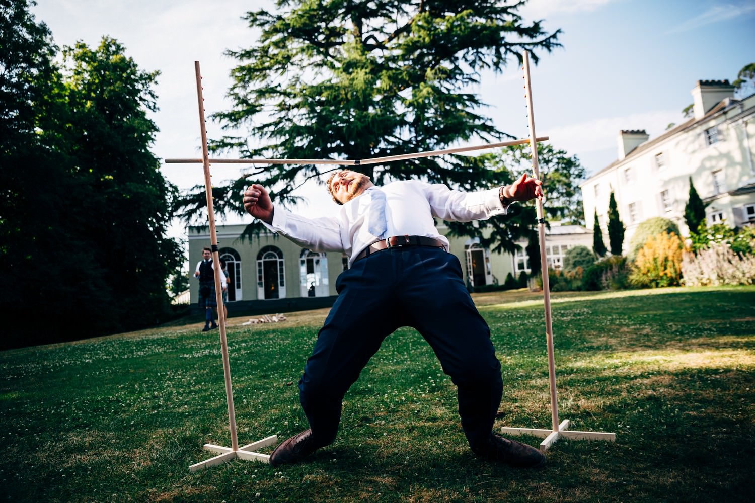 Relaxed wedding photography at a Deer Park Country House Hotel, Devon church wedding