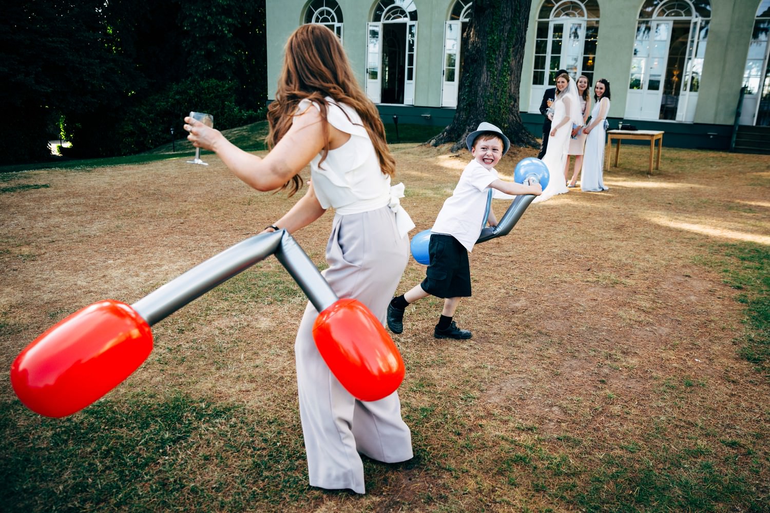 Relaxed wedding photography at a Deer Park Country House Hotel, Devon church wedding