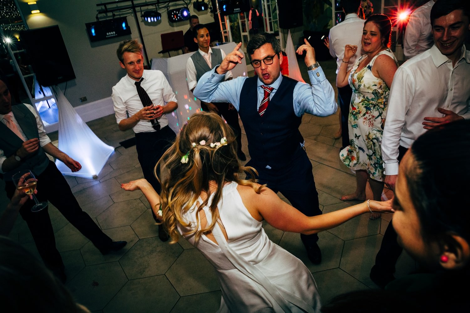 Relaxed wedding photography at a Deer Park Country House Hotel, Devon church wedding