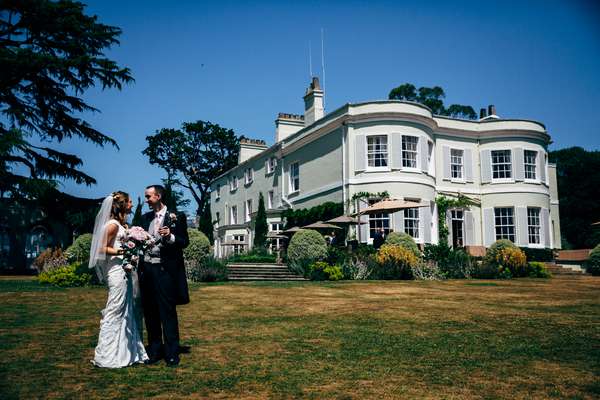 Relaxed wedding photography at a Deer Park Country House Hotel, Devon church wedding