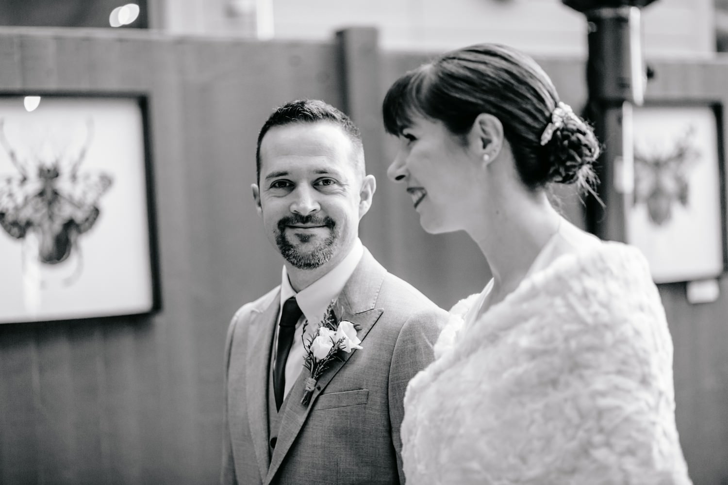 Relaxed pub wedding photography at Victoria Stakes, Muswell Hill, London