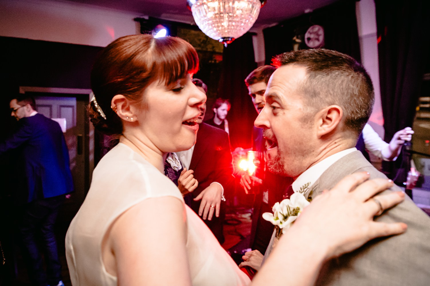 Relaxed pub wedding photography at Victoria Stakes, Muswell Hill, London