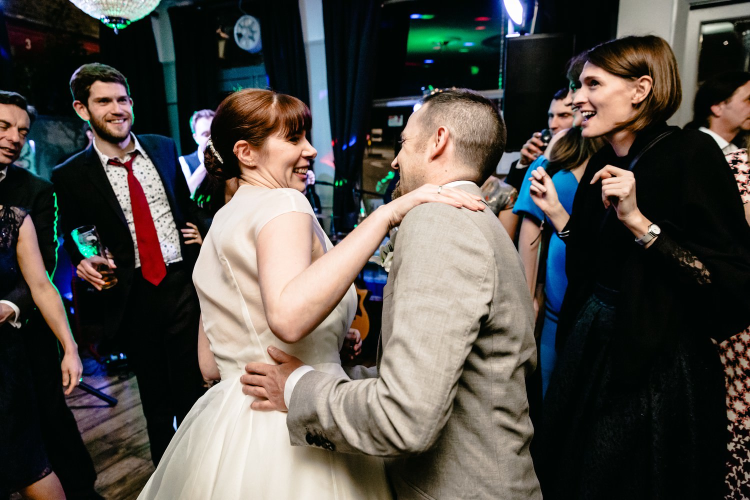 Relaxed pub wedding photography at Victoria Stakes, Muswell Hill, London