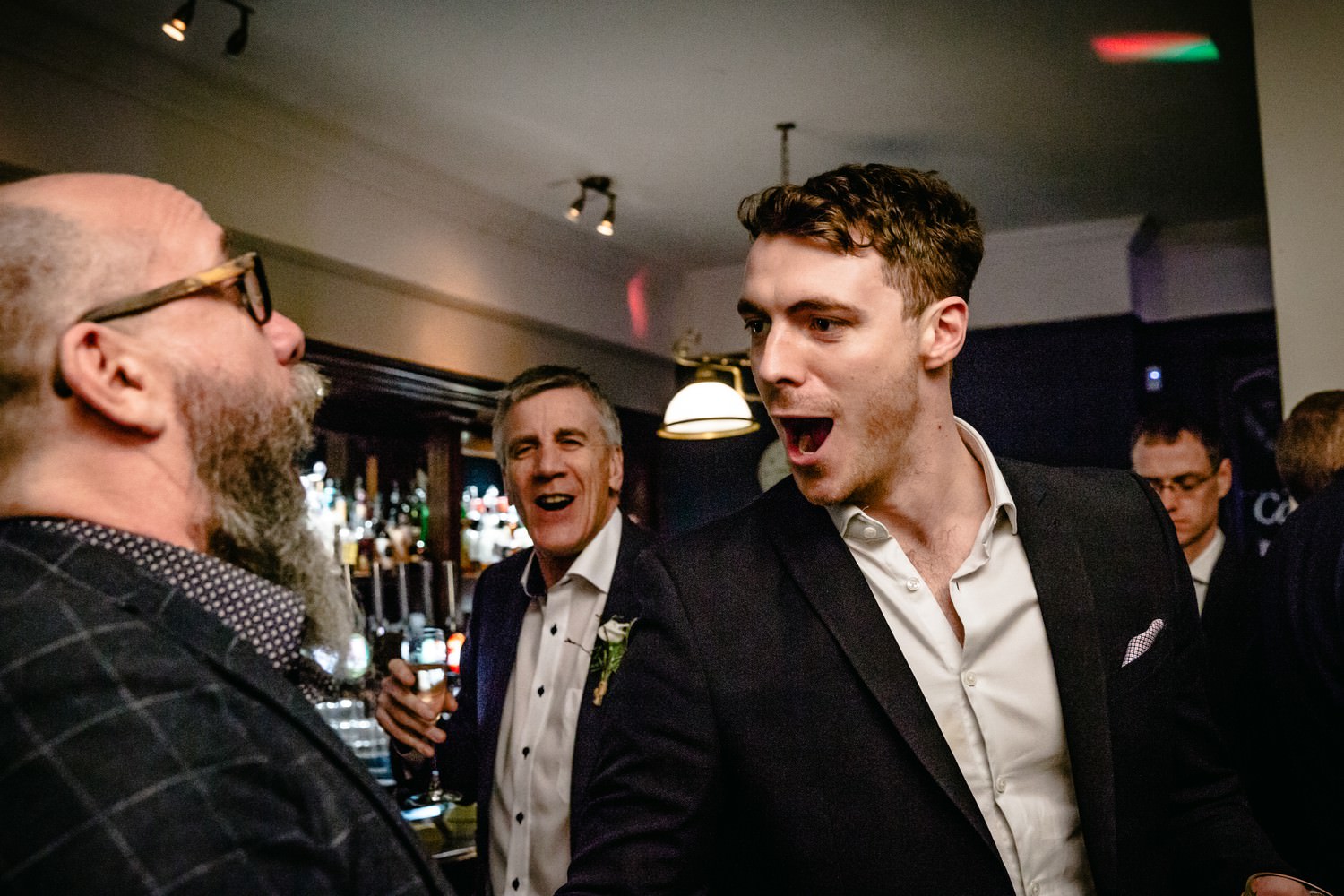 Relaxed pub wedding photography at Victoria Stakes, Muswell Hill, London