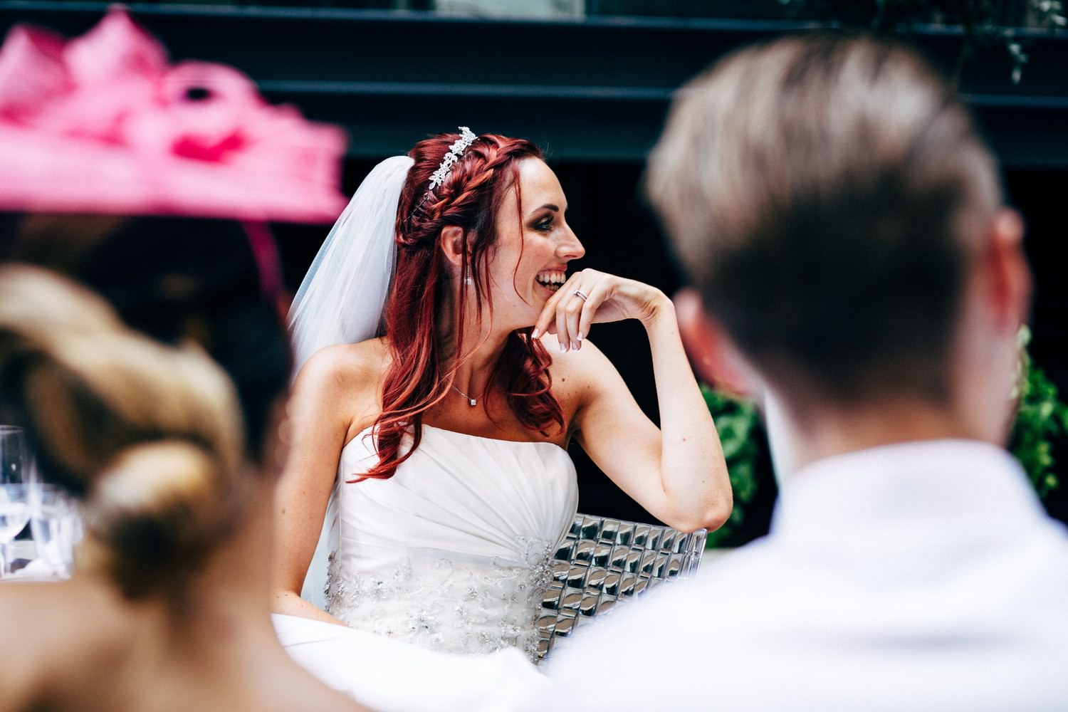 Relaxed urban wedding photography at Devonshire Terrace, London