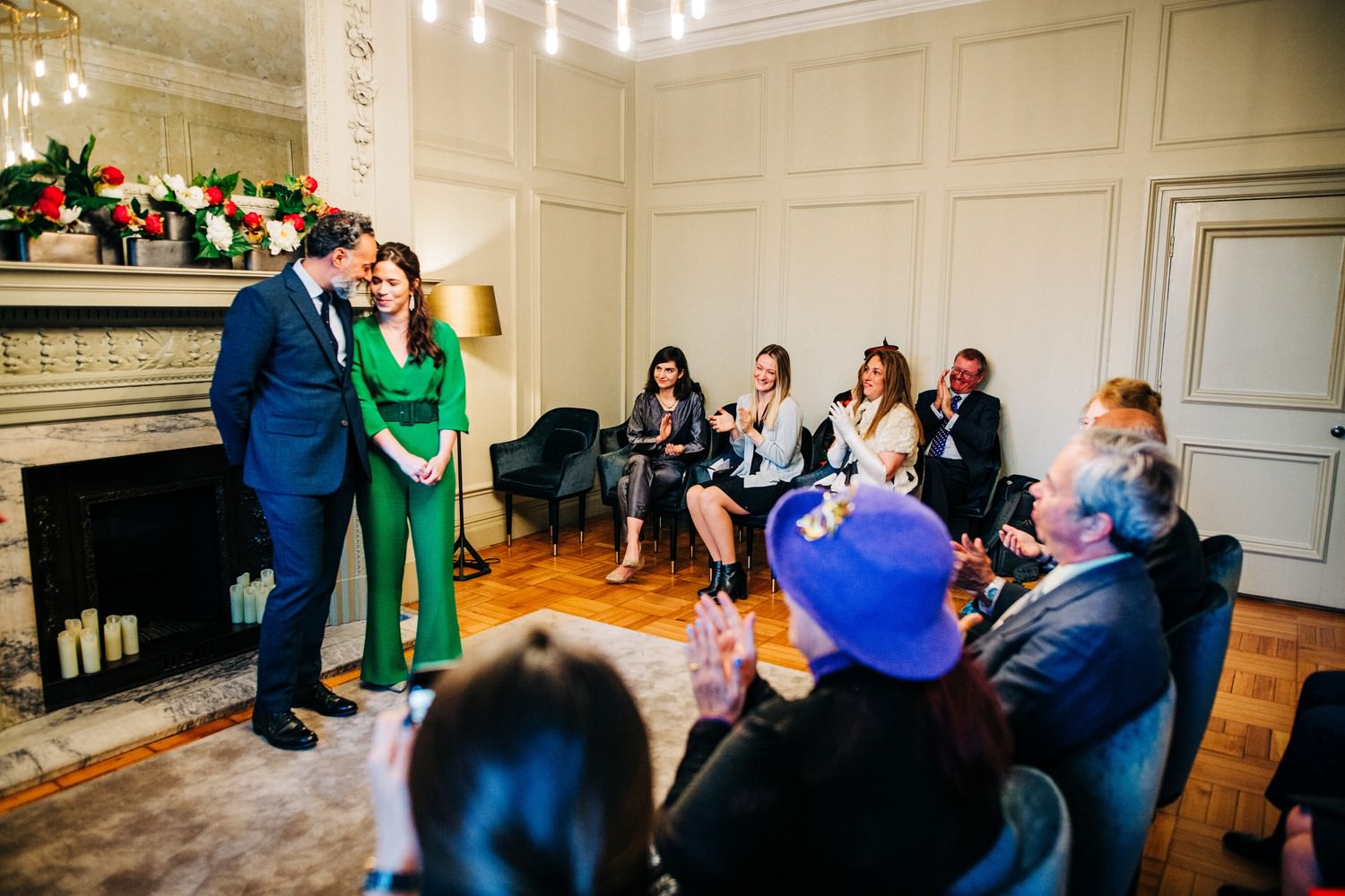 Relaxed Hackney wedding photography at Old Marylebone Town Hall and Jones & Sons, London