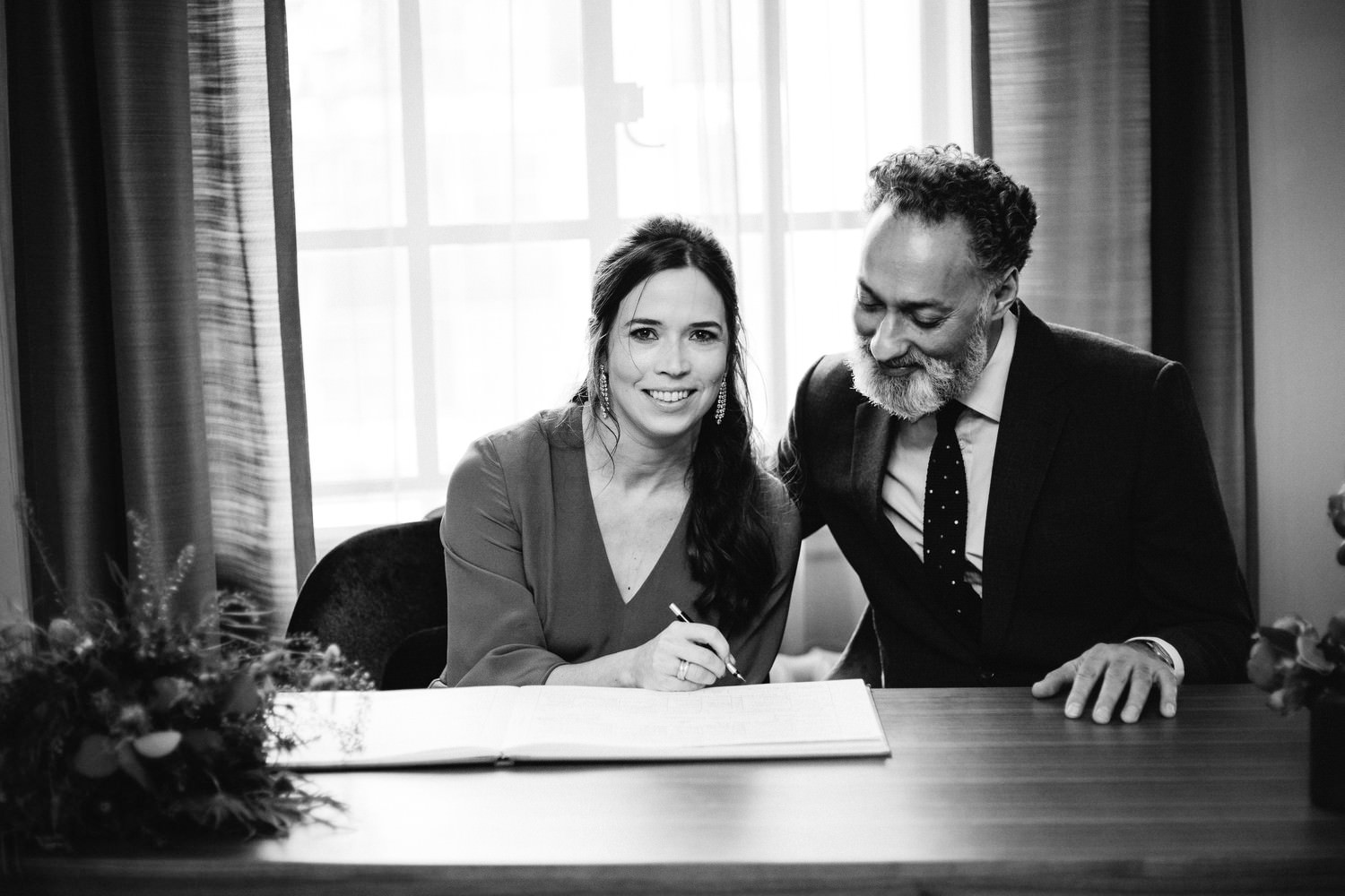 Relaxed Hackney wedding photography at Old Marylebone Town Hall and Jones & Sons, London