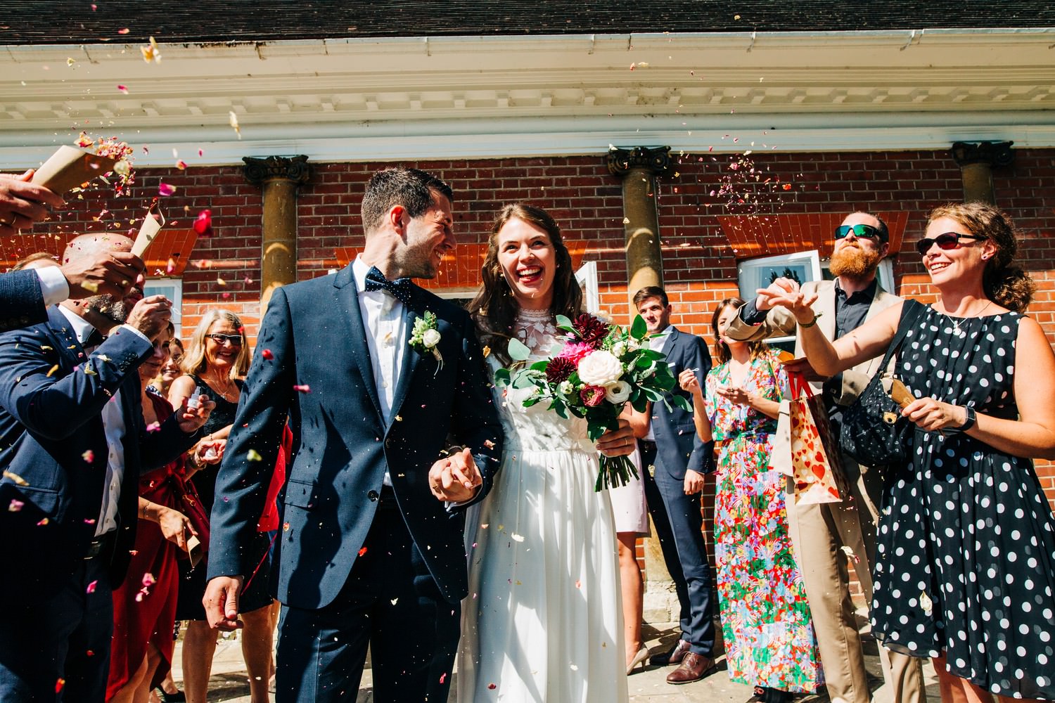 Relaxed pub wedding photography in Edinburgh