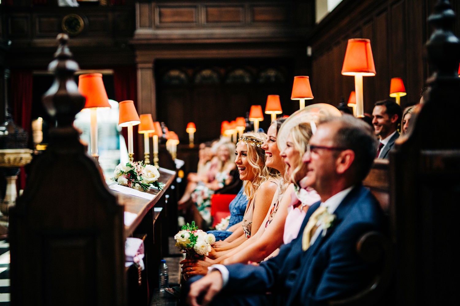 Relaxed pub wedding photography in Scotland