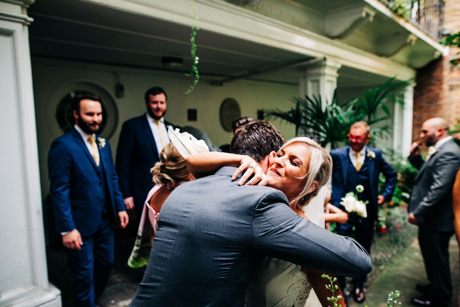 Relaxed pub wedding photography in Scotland