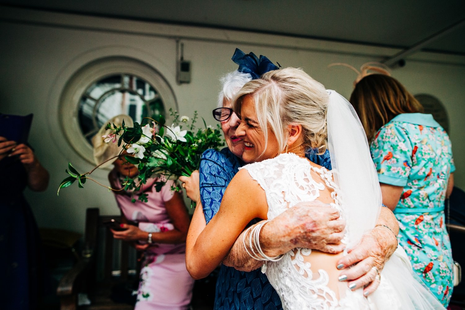 Relaxed pub wedding photography in Scotland