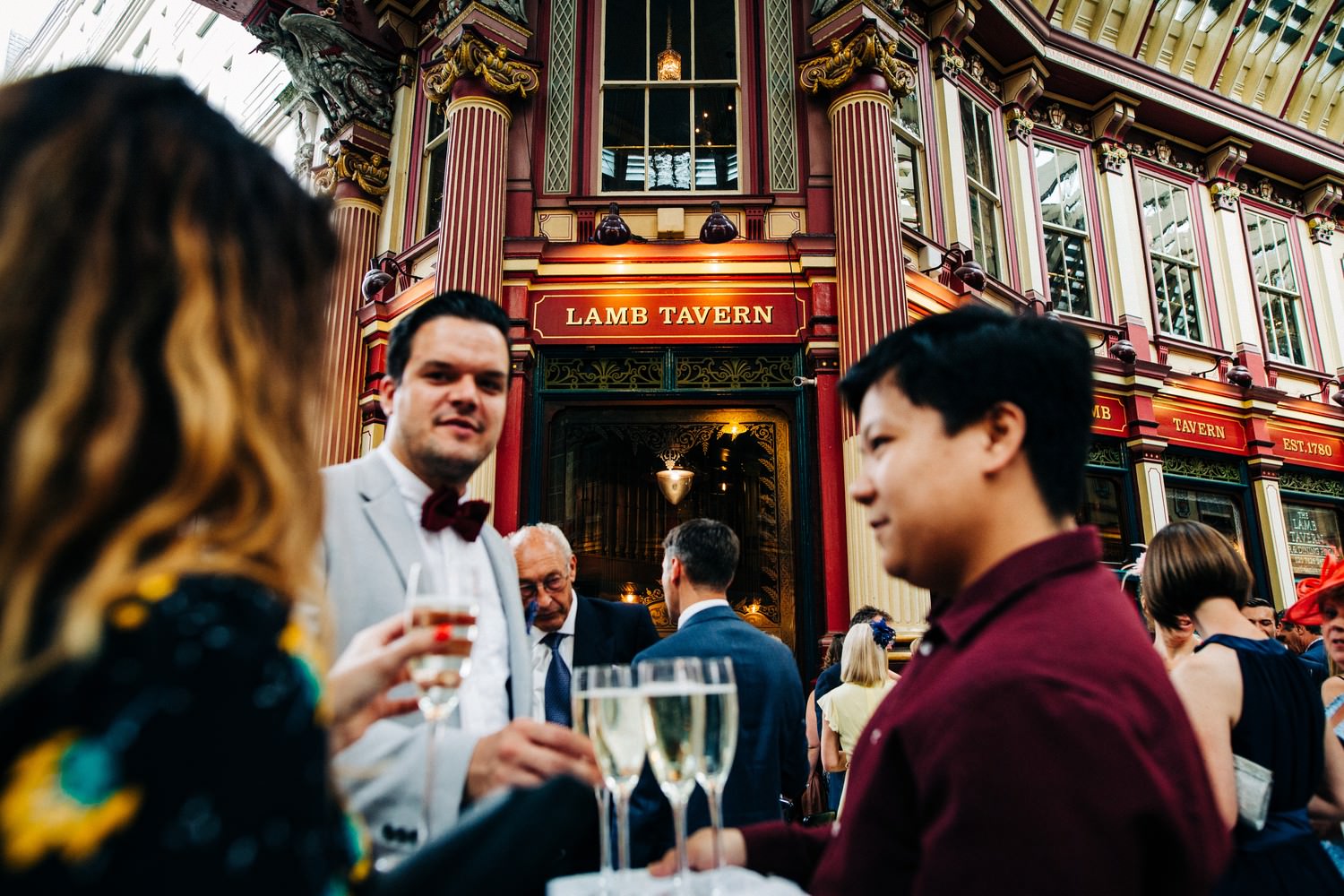 Relaxed pub wedding photography in Scotland