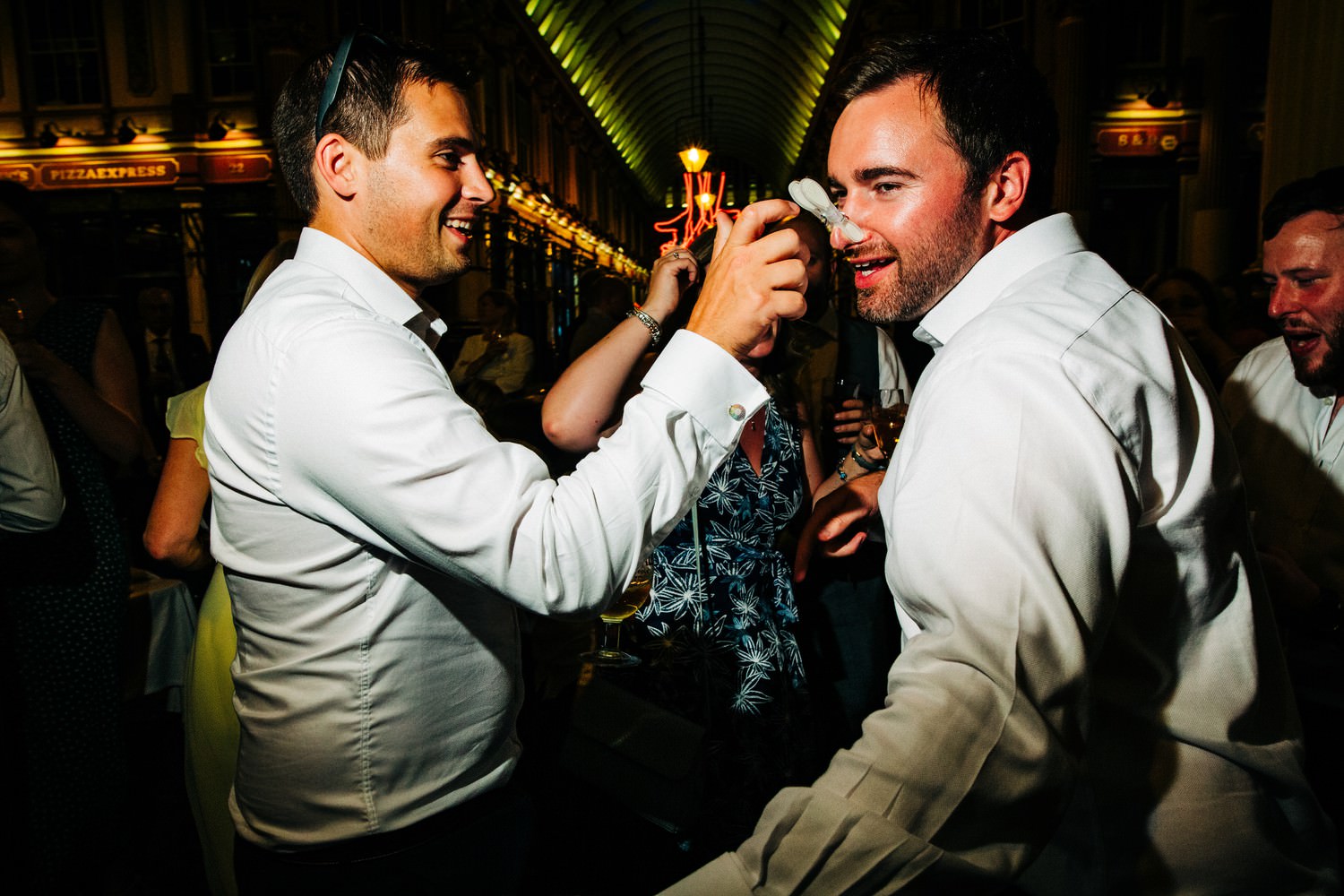 Relaxed pub wedding photography in Scotland