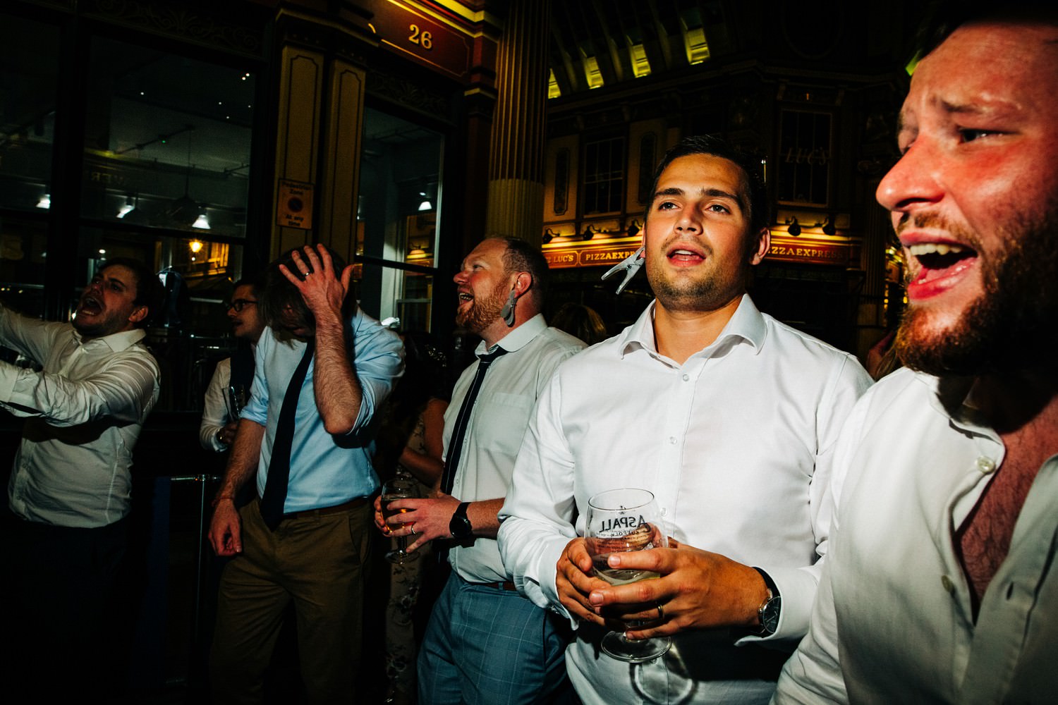 Relaxed pub wedding photography in Scotland