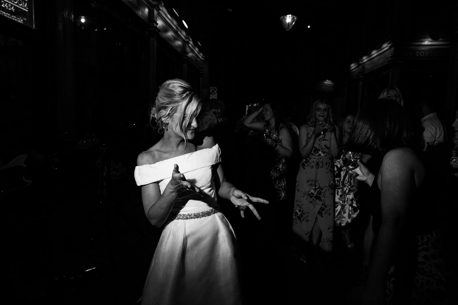 Relaxed pub wedding photography in Scotland