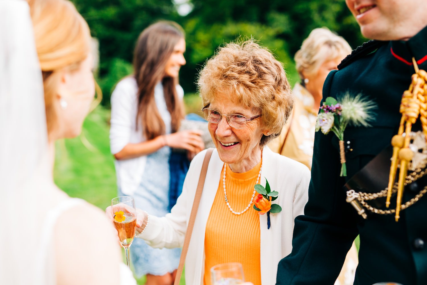 Relaxed Scottish Borders wedding photography near Edinburgh
