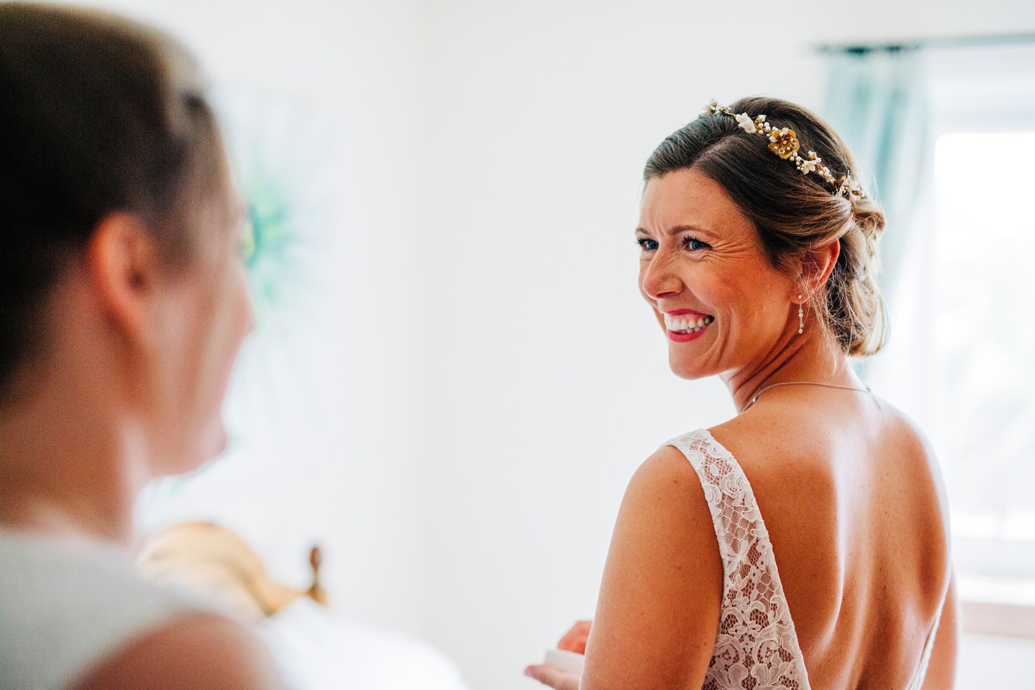 Relaxed East Lothian Scottish church wedding photography in North Berwick