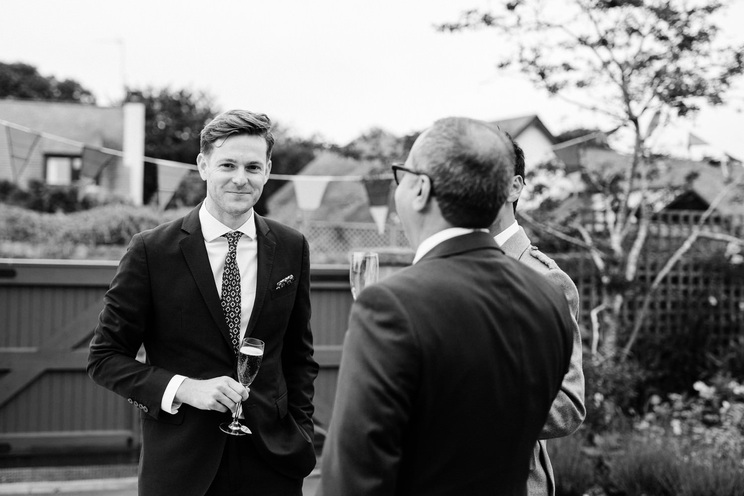 Relaxed East Lothian Scottish church wedding photography in North Berwick